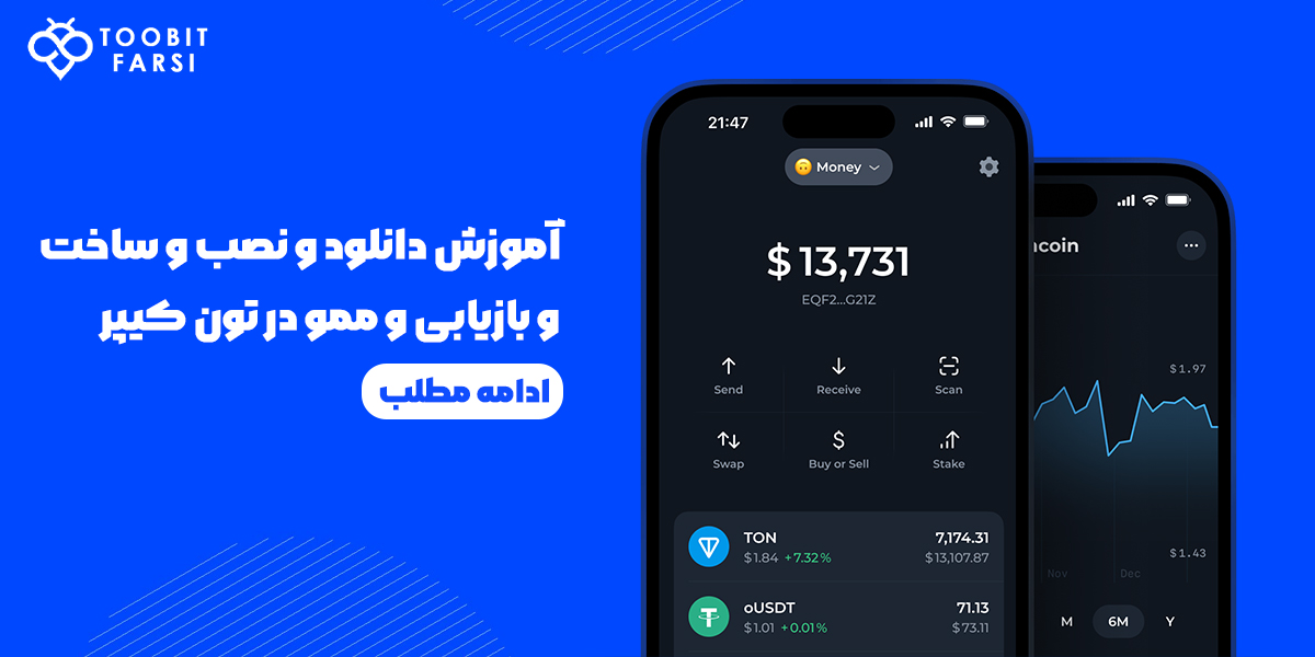 آموزش کیف پول تون کیپر