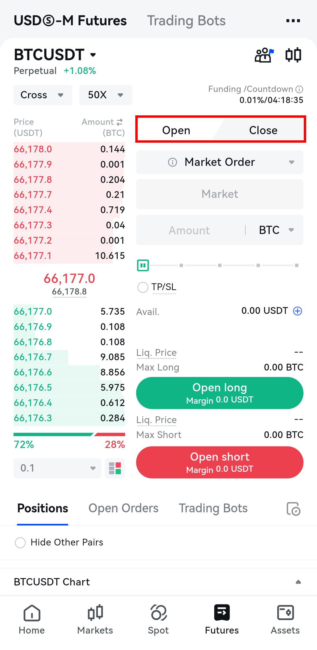 معاملات آتی در اپلیکیشن صرافی توبیت