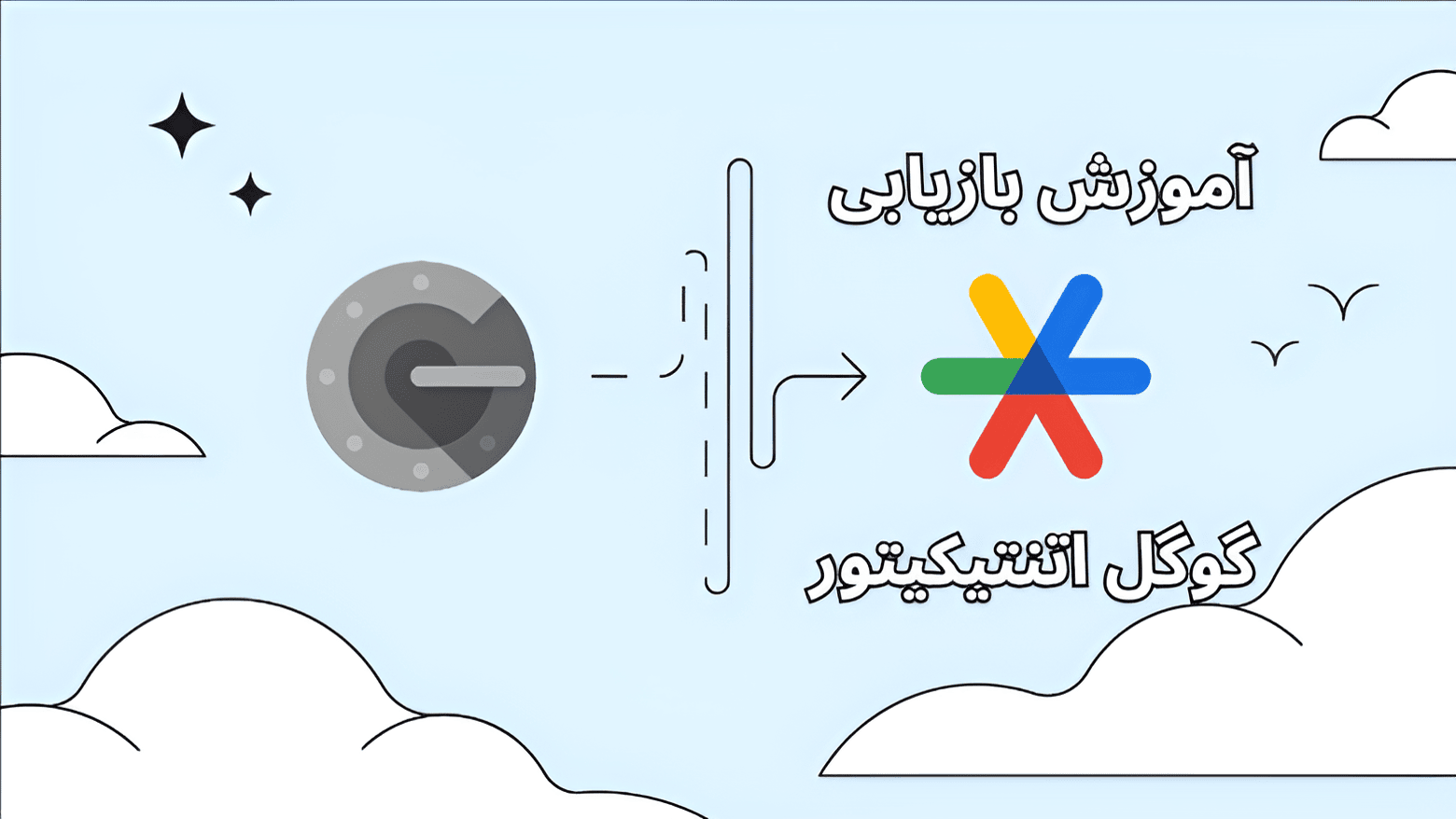 نحوه بازیابی گوگل آتنتیکیتور در گوشی موبایل با استفاده از کلید بازیابی